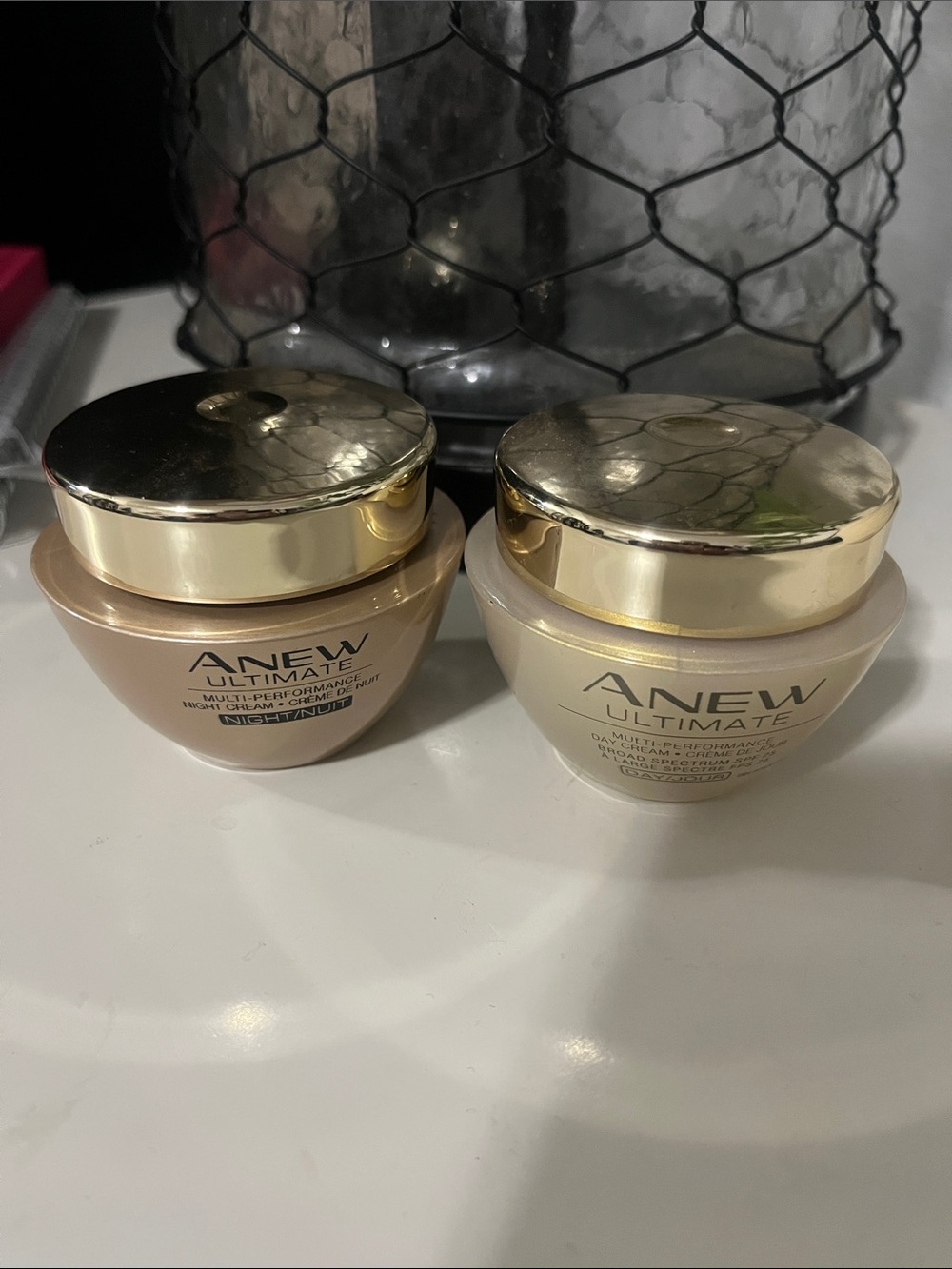 ANEW Ultimate Multi-Performance Night Cream and Day Crean Duo - Gold/Tan